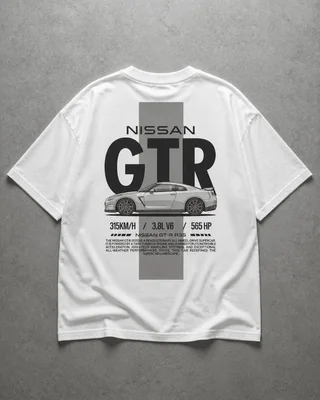 nissan gtr r35 oversized tshirt