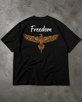 freedom eagle oversized tshirt