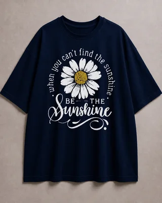 be the sunshine daisy oversized tshirt