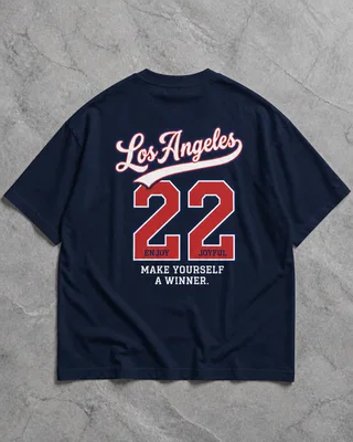 Los Angeles 22 Varsity Oversized Tshirt