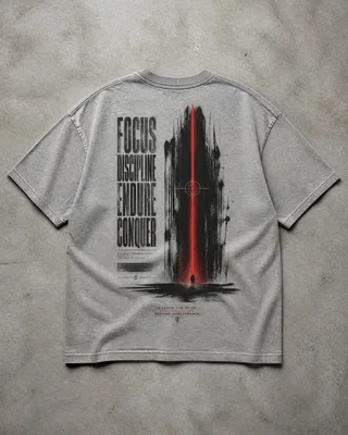 focus-discipline-endure-conquer-oversized-tshirt